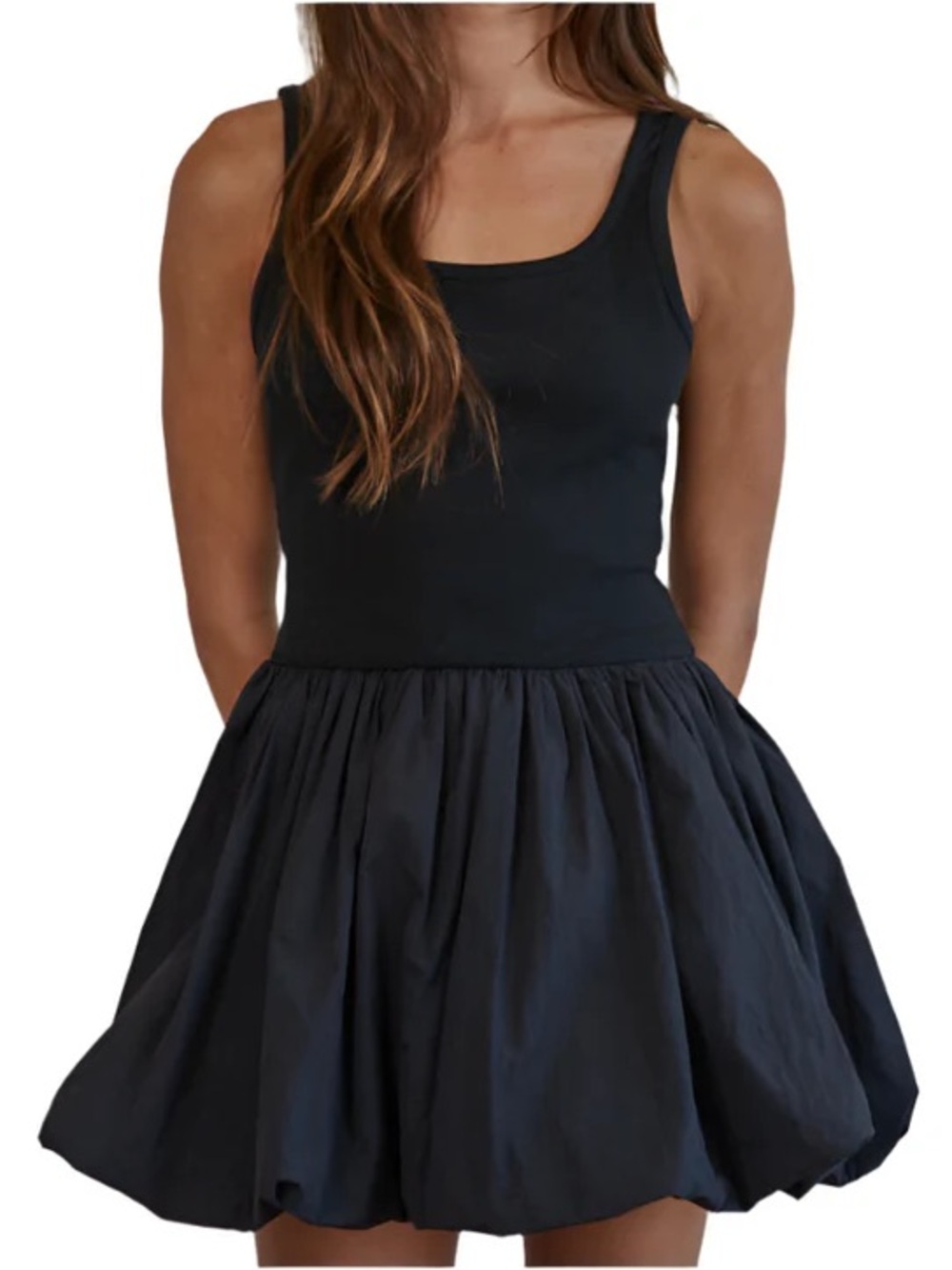 ASTER MINI DRESS - BLACK